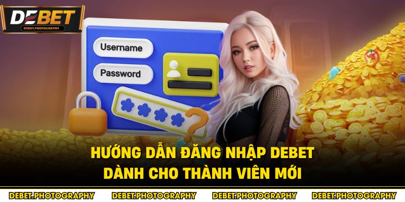 Hướng dẫn đăng nhập Debet dành cho thành viên mới