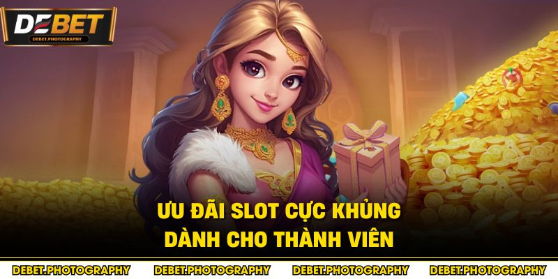 Ưu đãi slot cực khủng dành cho thành viên